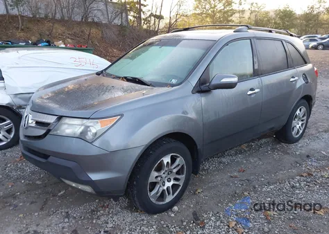 2008 Acura Mdx Technology Package z USA, uszkodzony, nr VIN 2HNYD28438H518955